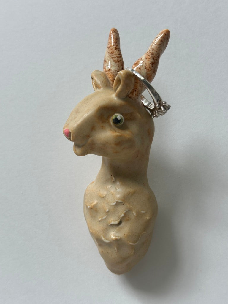 Sandy the deer - porcelain