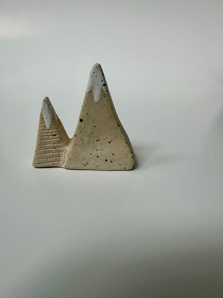 Mountain ring holder - Stoneware 3 Matte