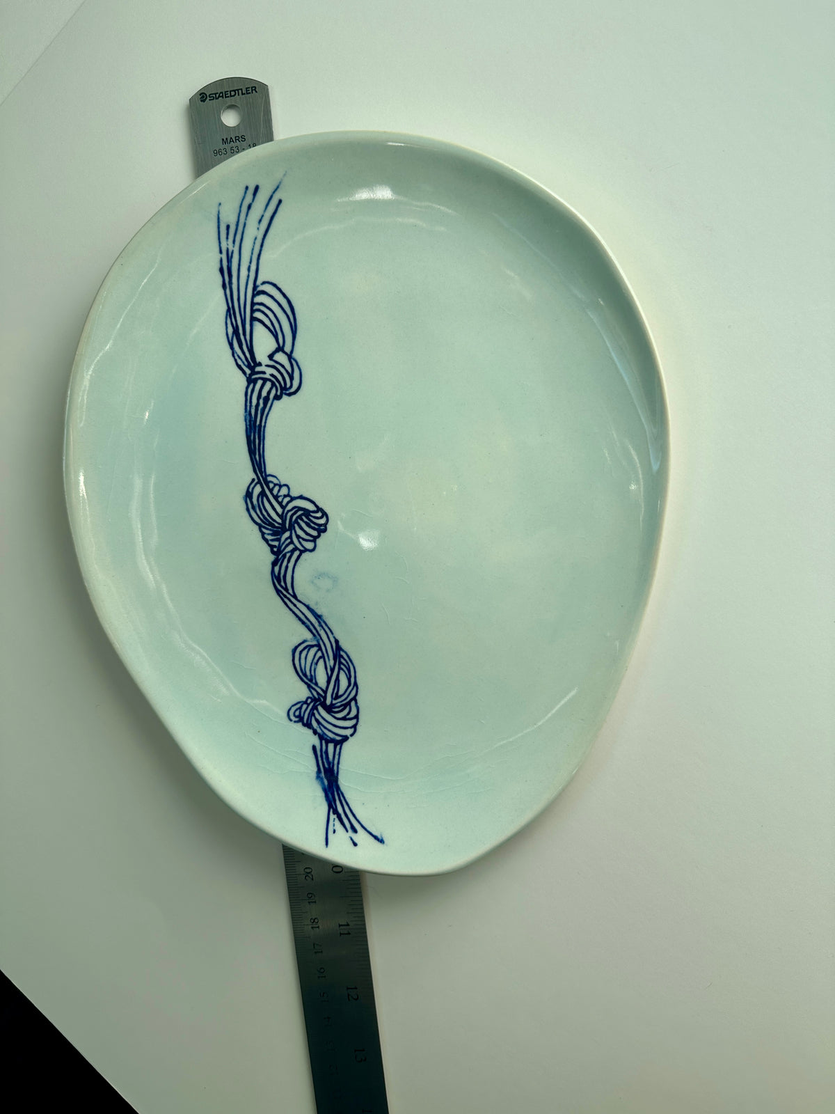 Turquoise Knot Plate