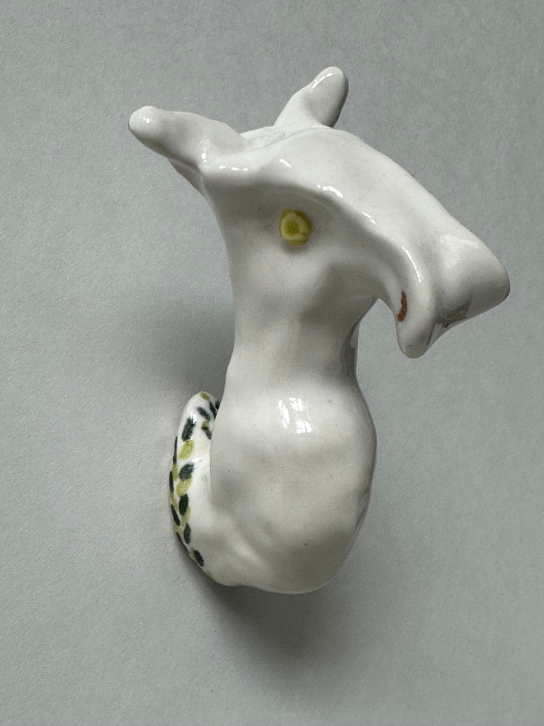 Funny White Moose - Porcelain