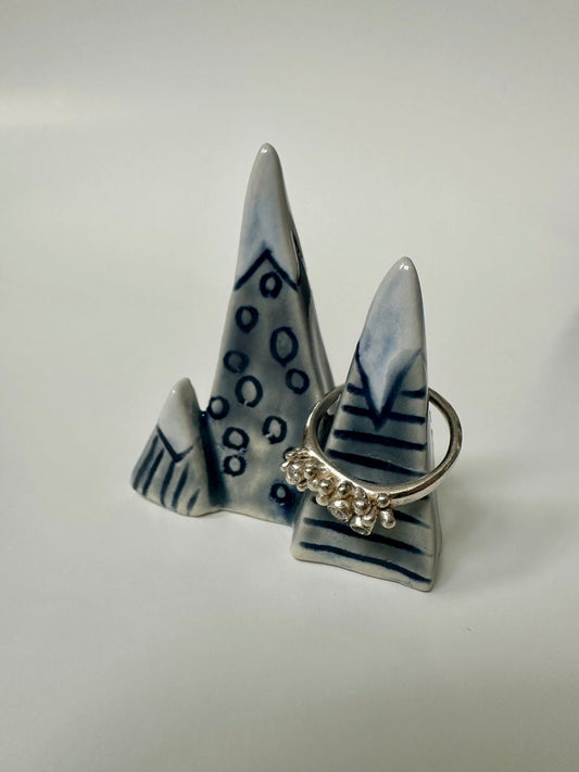 Mountain ring holder - Blue Too