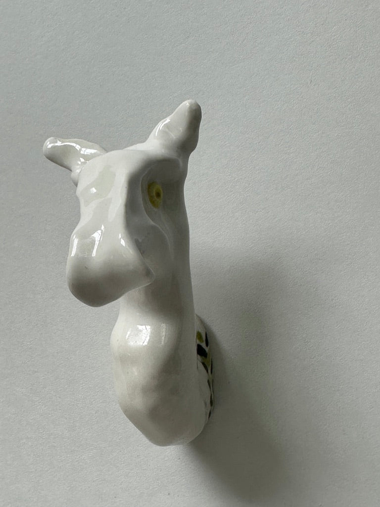 Funny White Moose - Porcelain