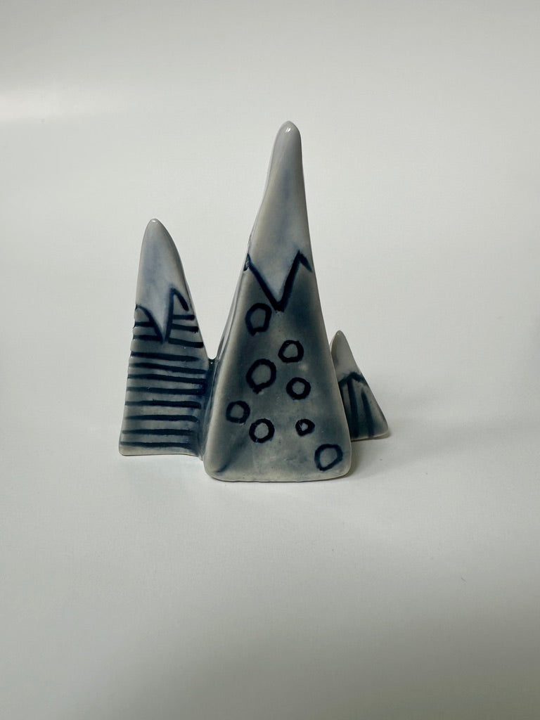Mountain ring holder - Blue Too