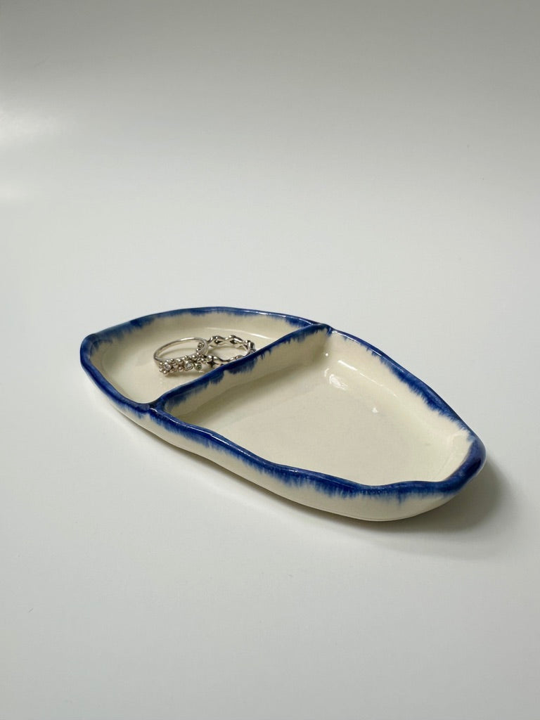 Two-part Blue - porcelain