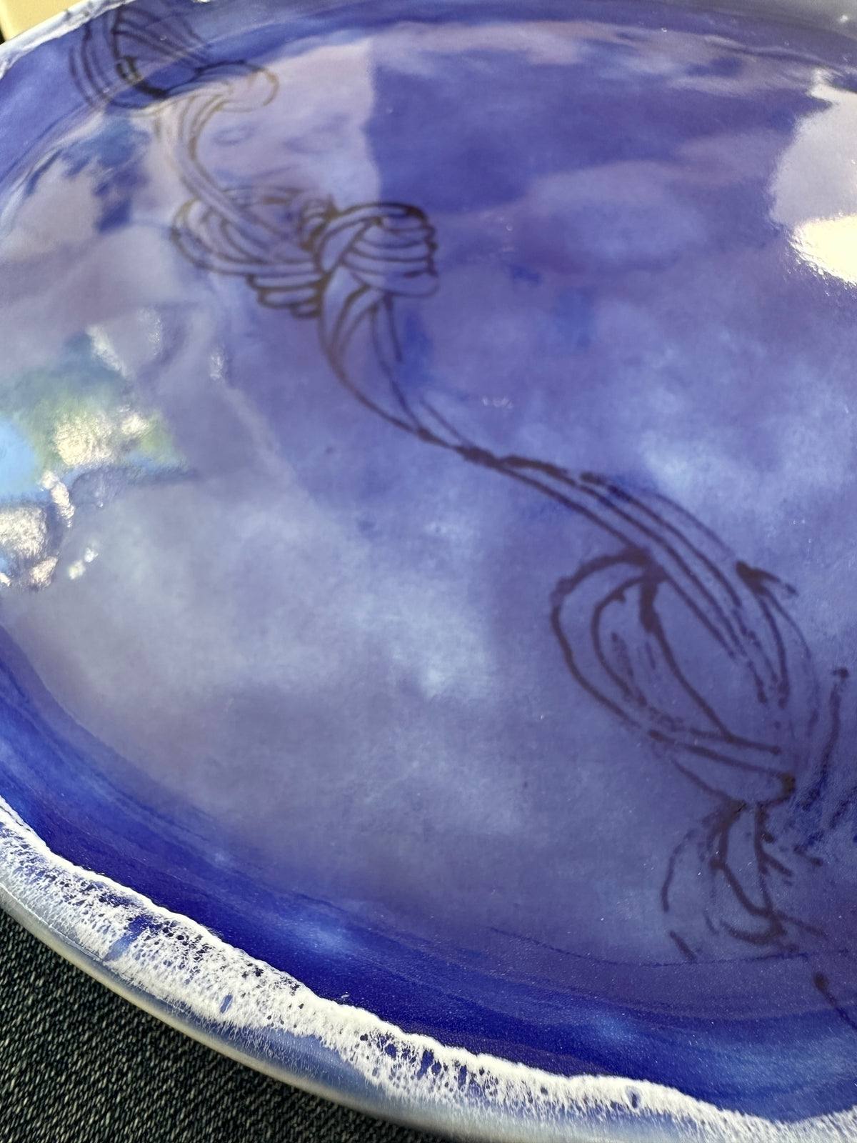 Deep Blue Plate