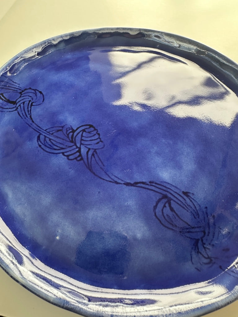 Deep Blue Plate