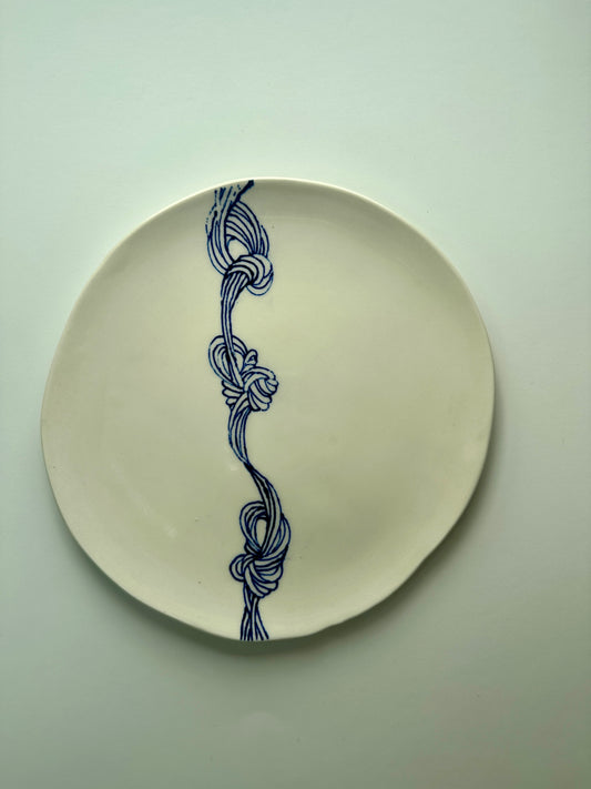 Porcelain - Blue knot