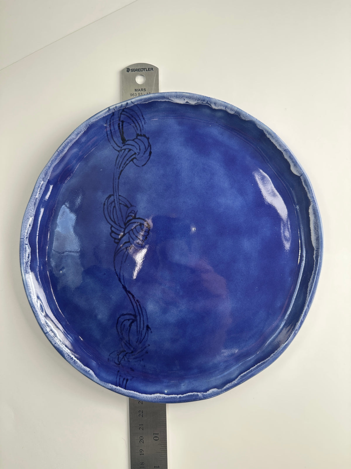 Deep Blue Plate