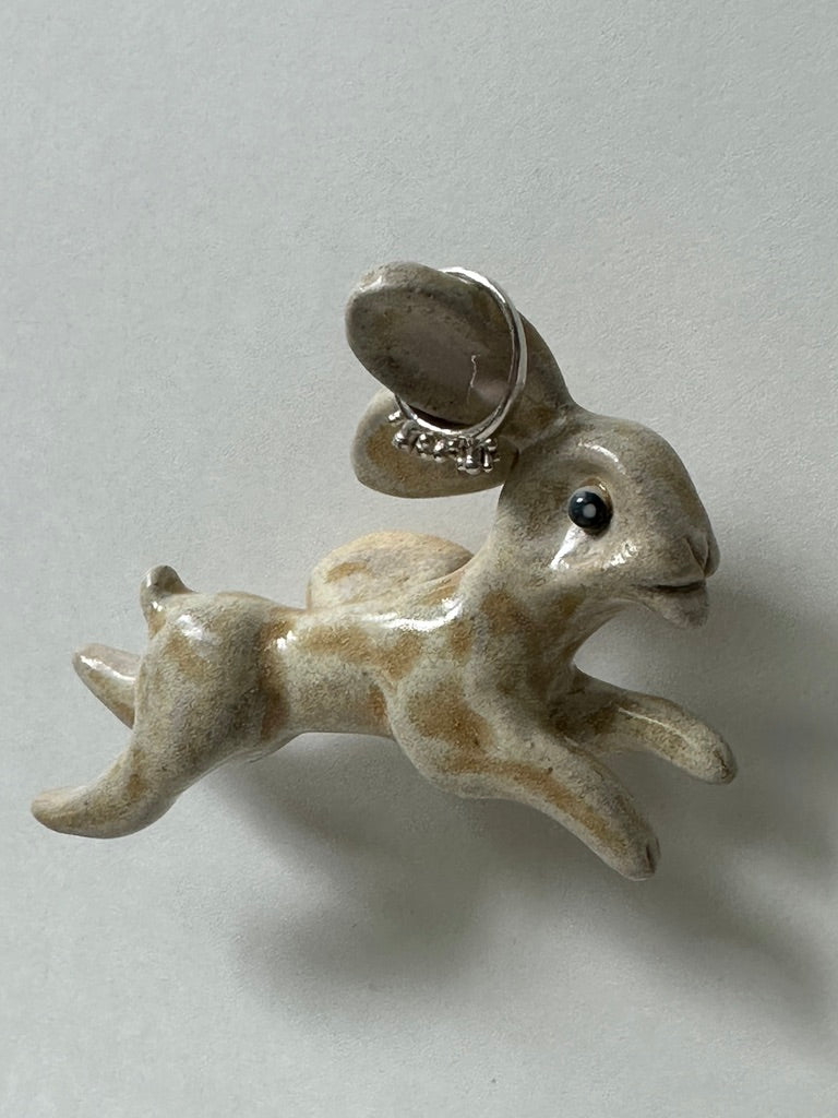 Flying Rabbit - porcelain