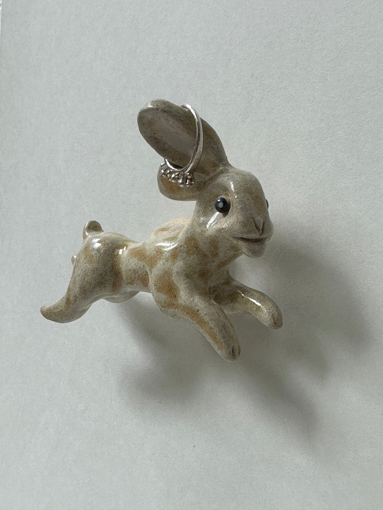 Flying Rabbit - porcelain