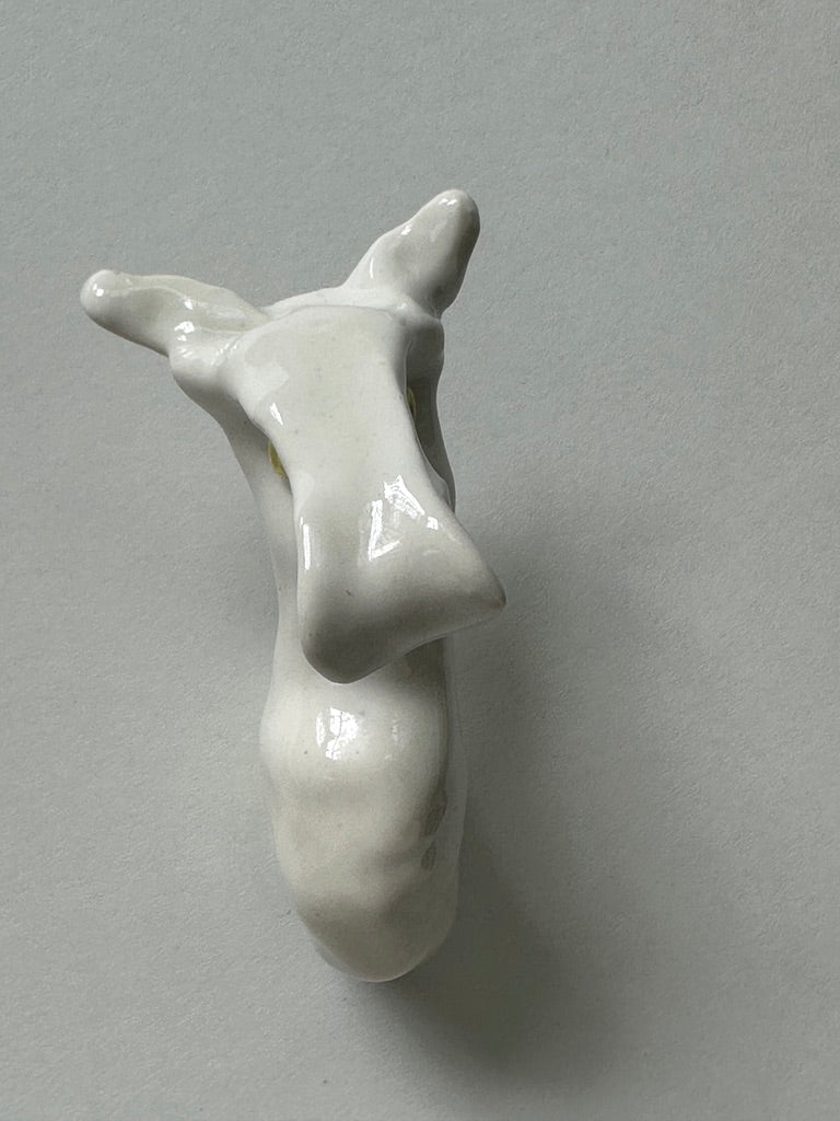 Funny White Moose - Porcelain
