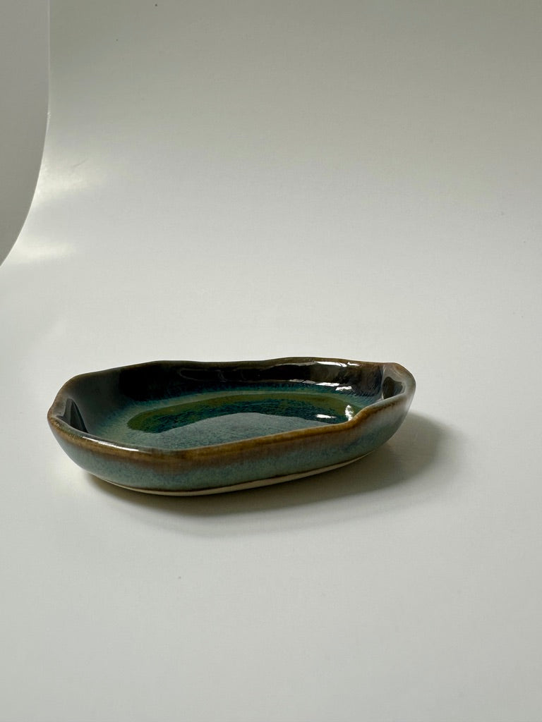 Little Blue & Brown - porcelain