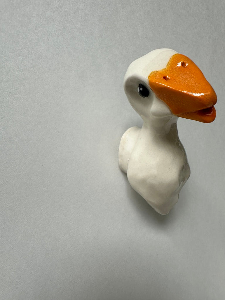 Large White Duck - Porcelain