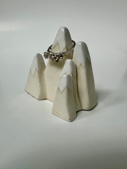 Mountain ring holder - Porcelain