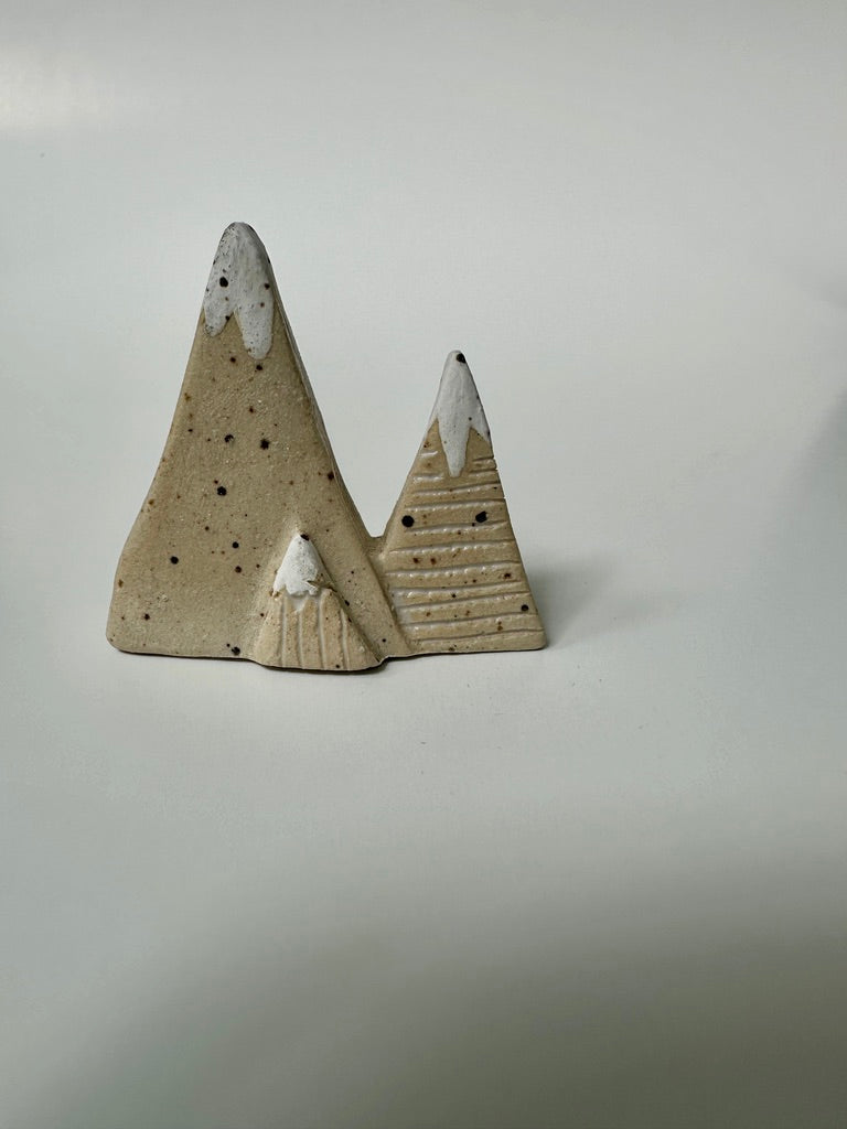 Mountain ring holder - Stoneware 3 Matte