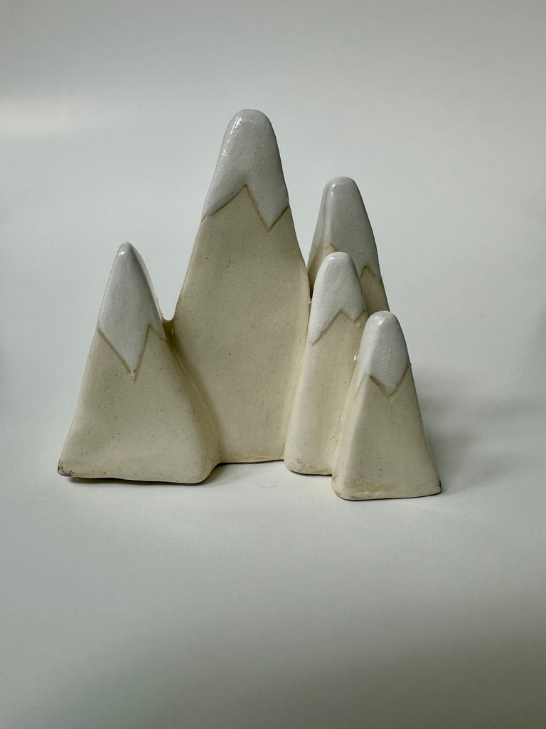 Mountain ring holder - Porcelain