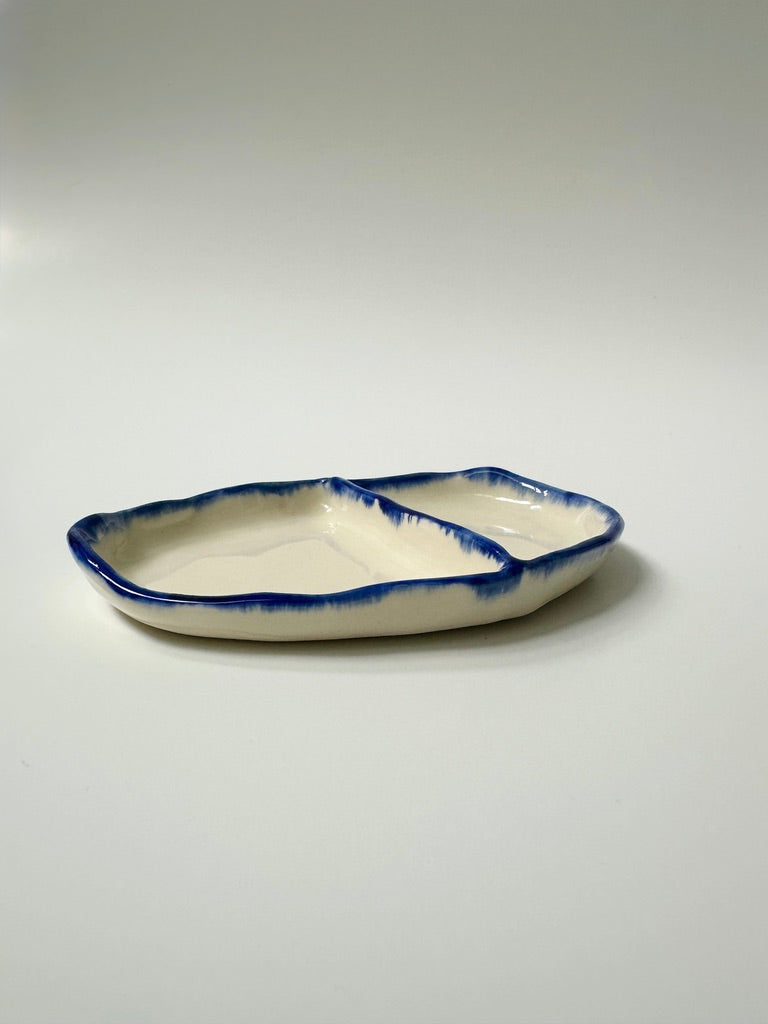 Two-part Blue - porcelain