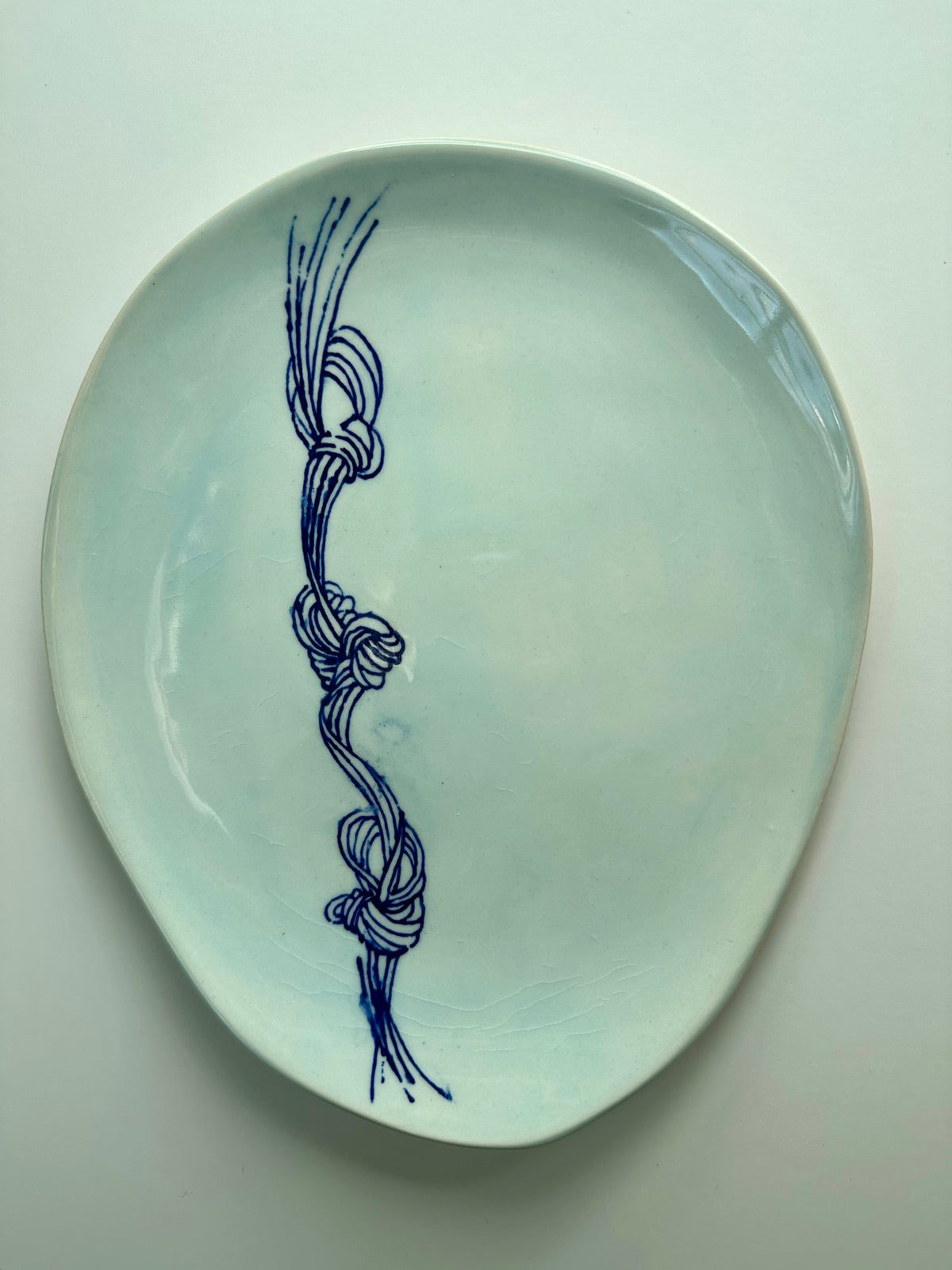 Turquoise Knot Plate