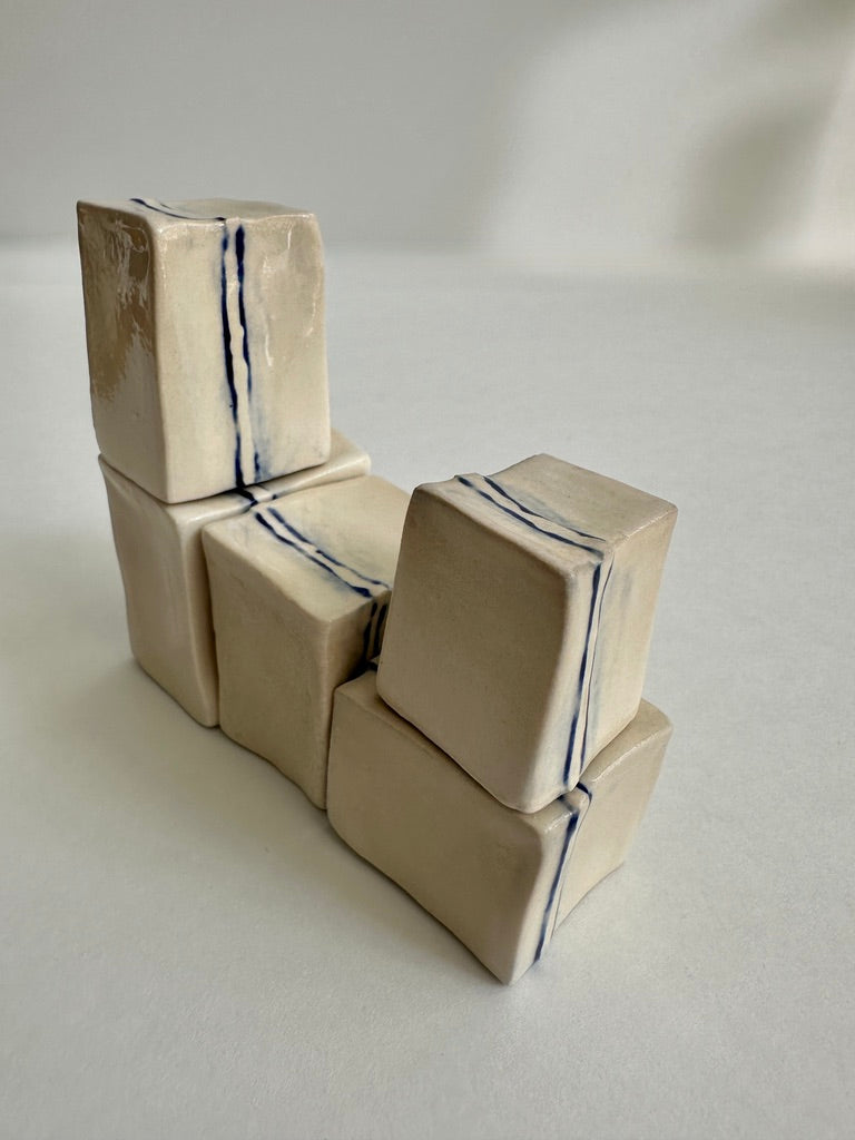 Cube Sculptures: Raised Mango (5pc)
