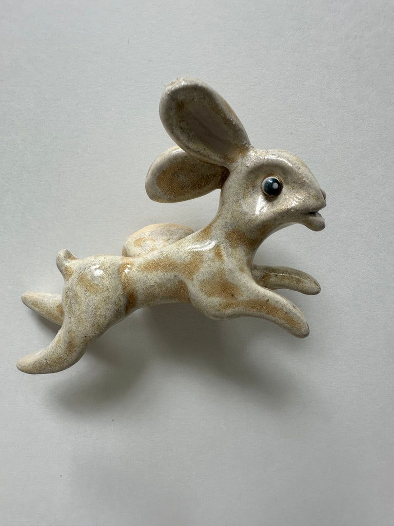 Flying Rabbit - porcelain