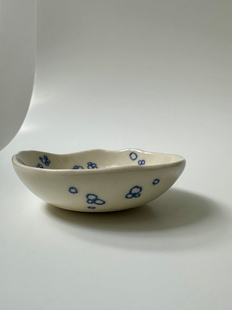 Blue Bubbles - porcelain bowl