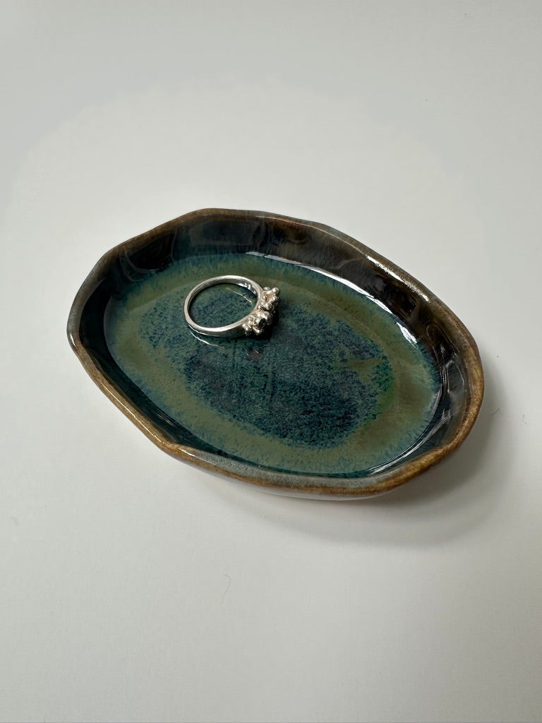 Little Blue & Brown - porcelain
