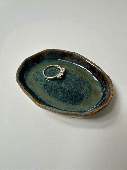 Little Blue & Brown - porcelain