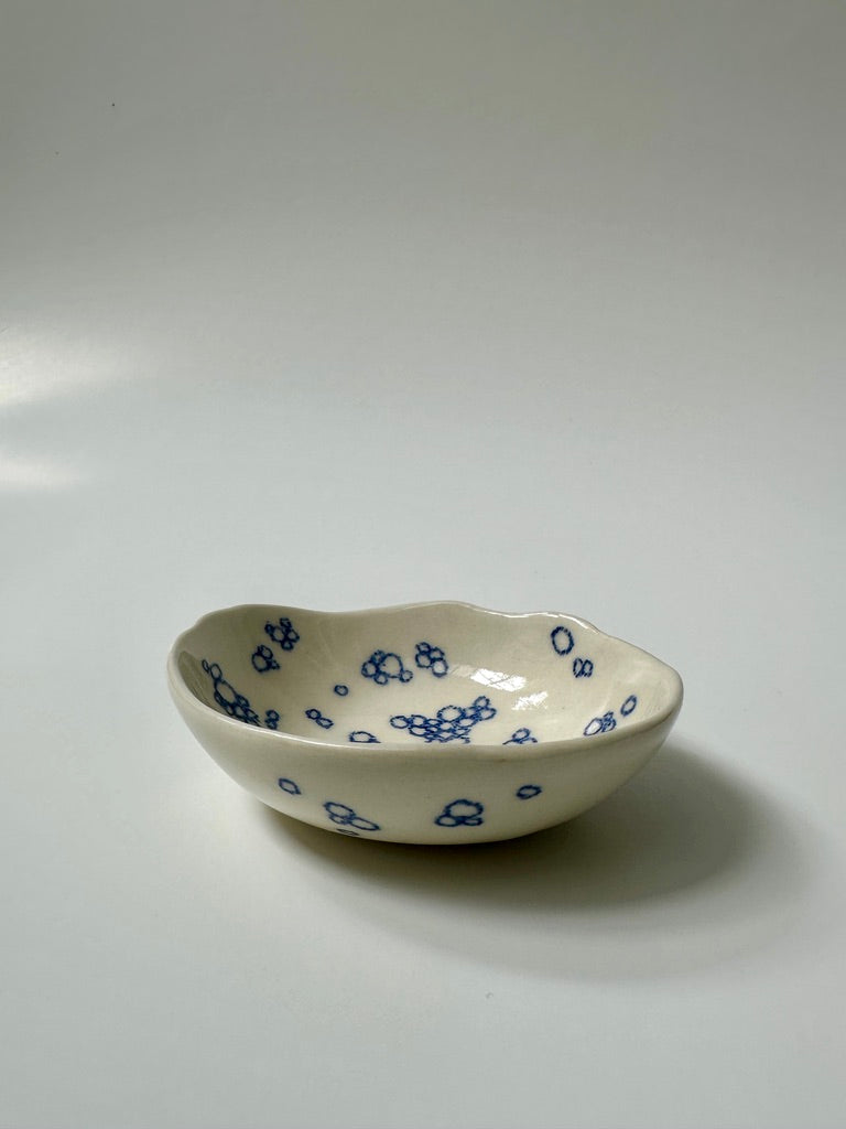 Blue Bubbles - porcelain bowl