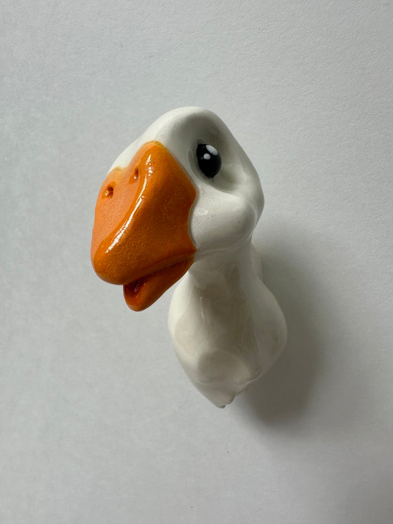 Large White Duck - Porcelain