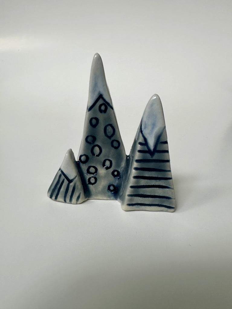Mountain ring holder - Blue Too