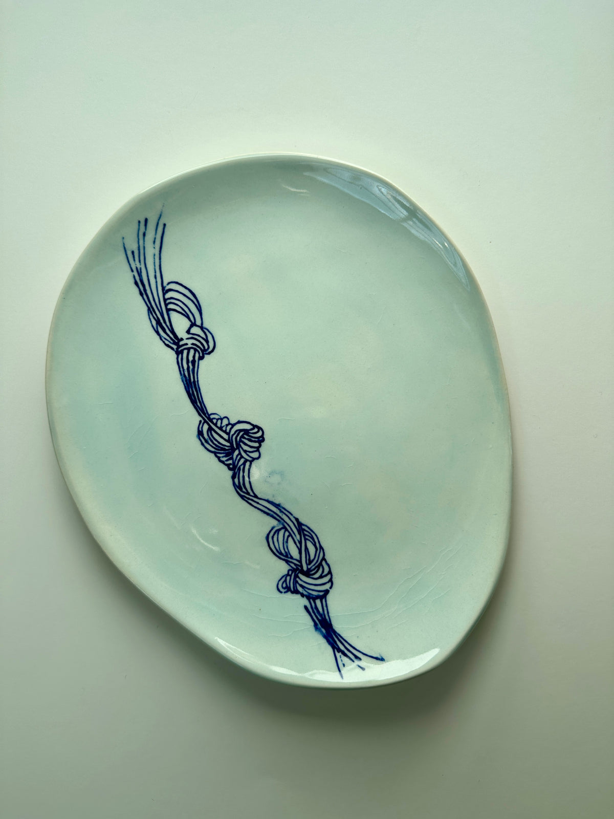 Turquoise Knot Plate