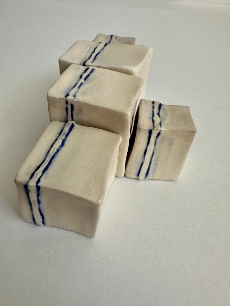 Cube Sculptures: Raised Mango (5pc)