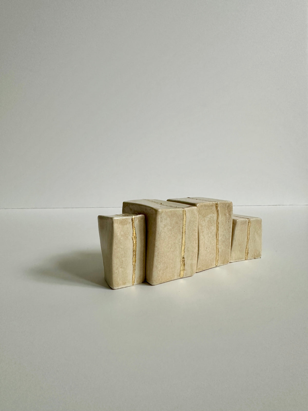 Cube Sculptures: Oatmeal (4pc)