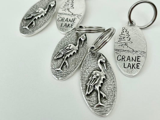 Crane Lake Key Tag