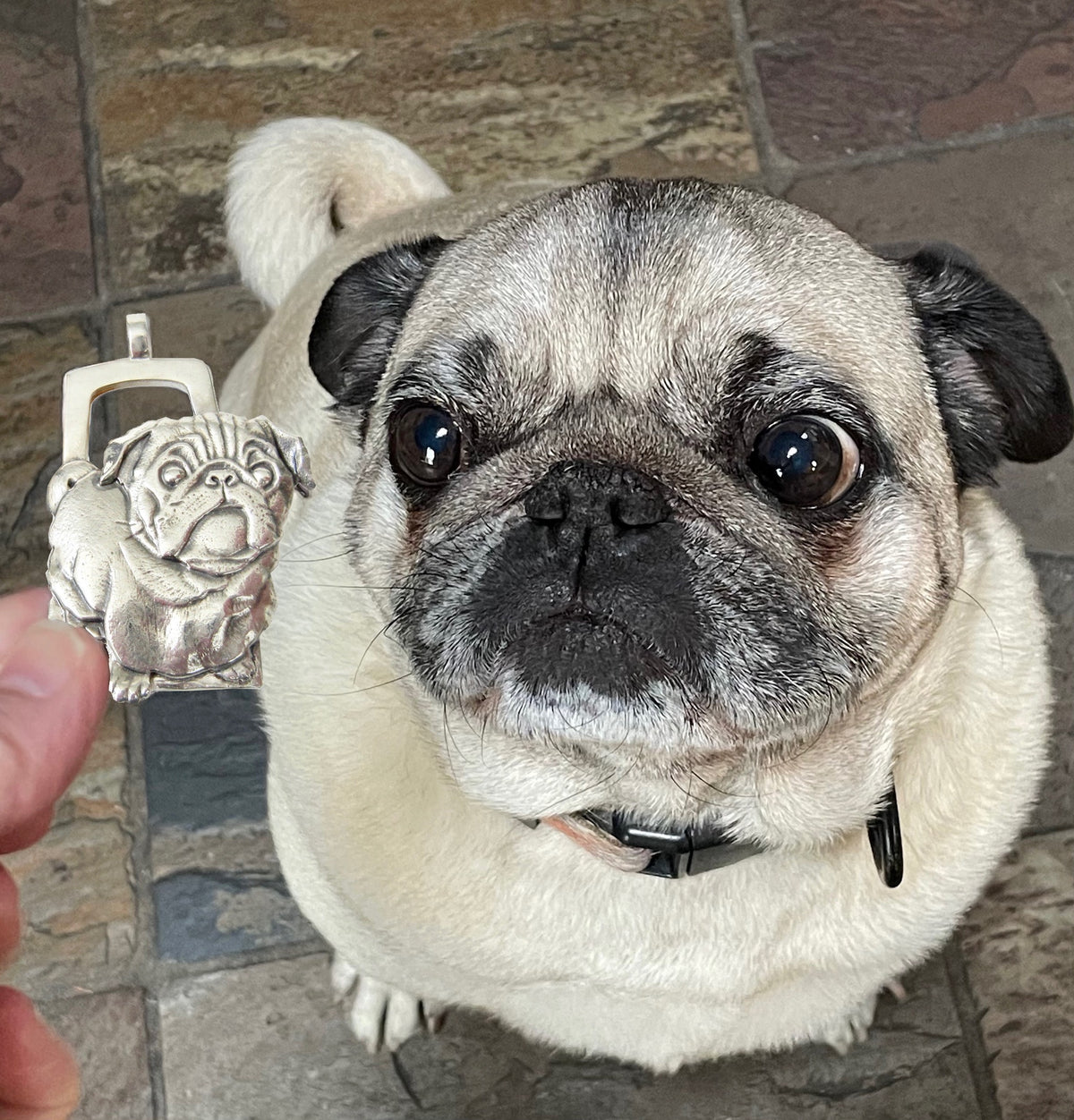 Pug Key Chain