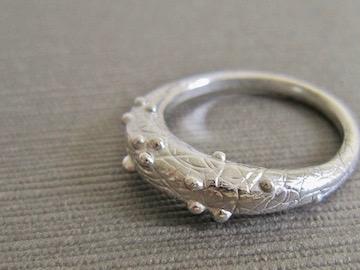 Stackable Bump Ring - Amanda Schoppel Art & Wax Carving