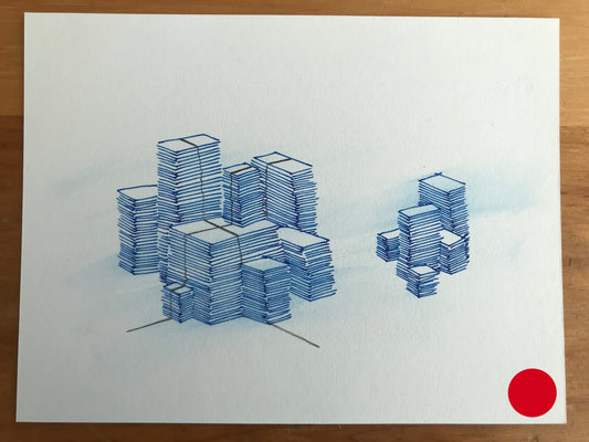 SOLD . Pile Drawing
