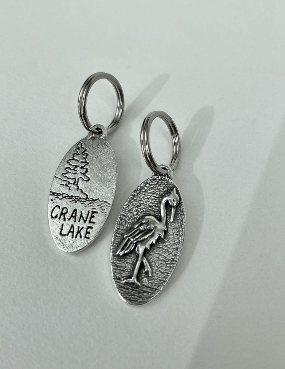 Crane Lake Key Tag