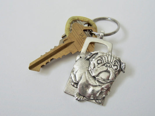 Pug Key Chain
