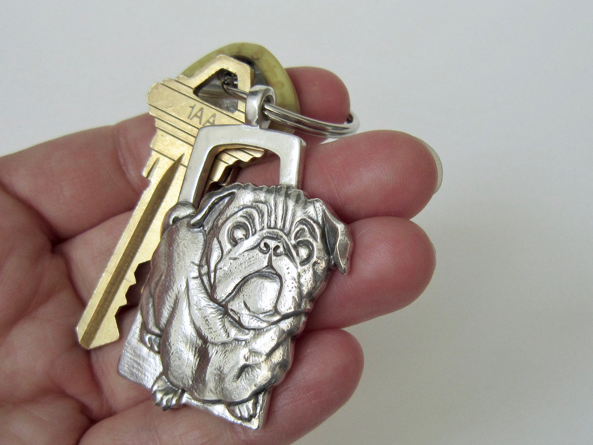 Pug Key Chain