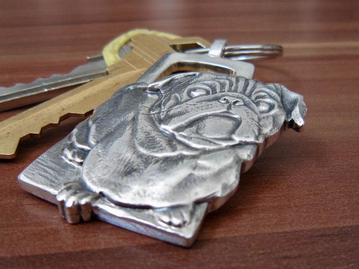 Pug Key Chain