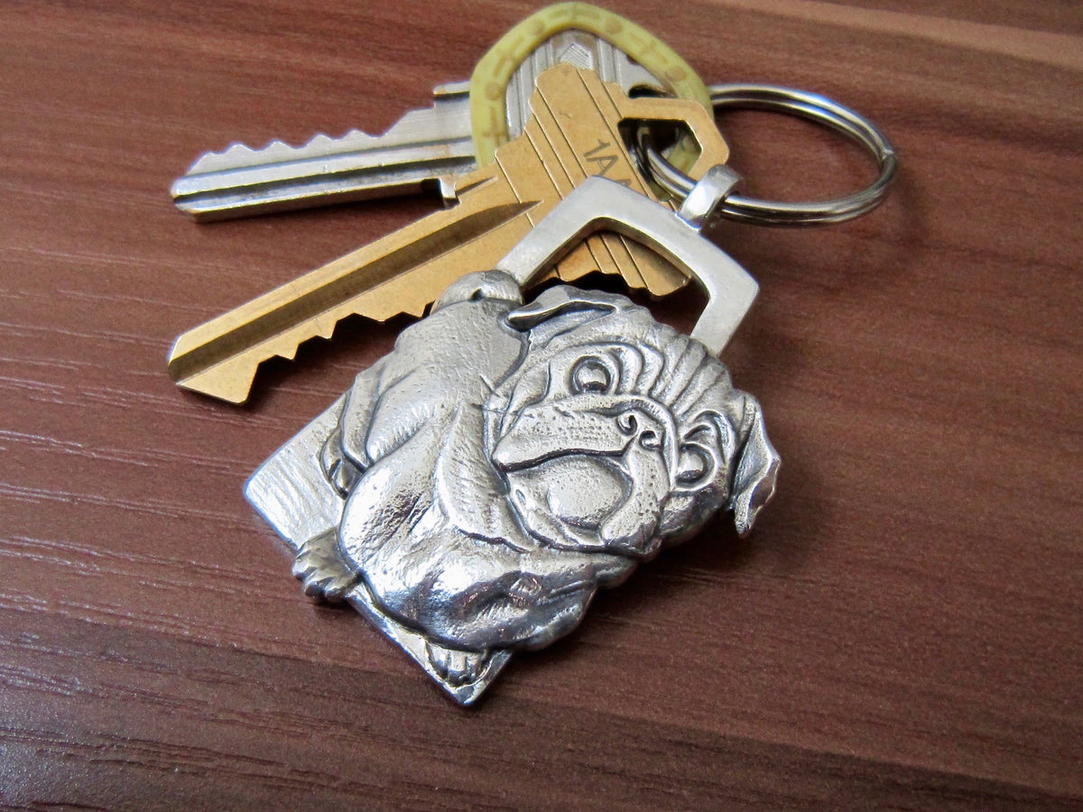 Pug Key Chain
