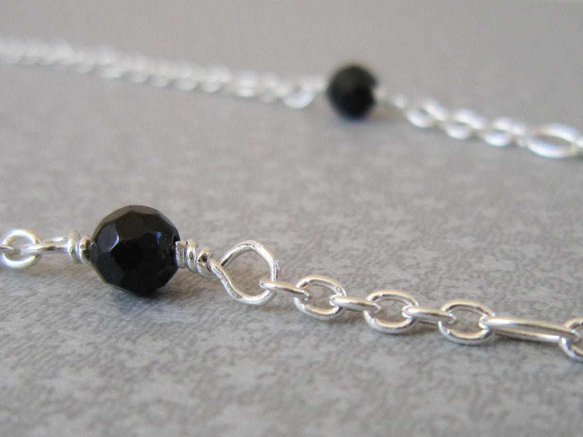'You' Pendant with Onyx - Amanda Schoppel Art & Wax Carving