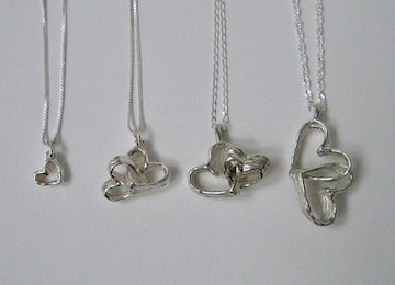 Intertwined Hearts - Layers of Love - Custom or ready to go pendants