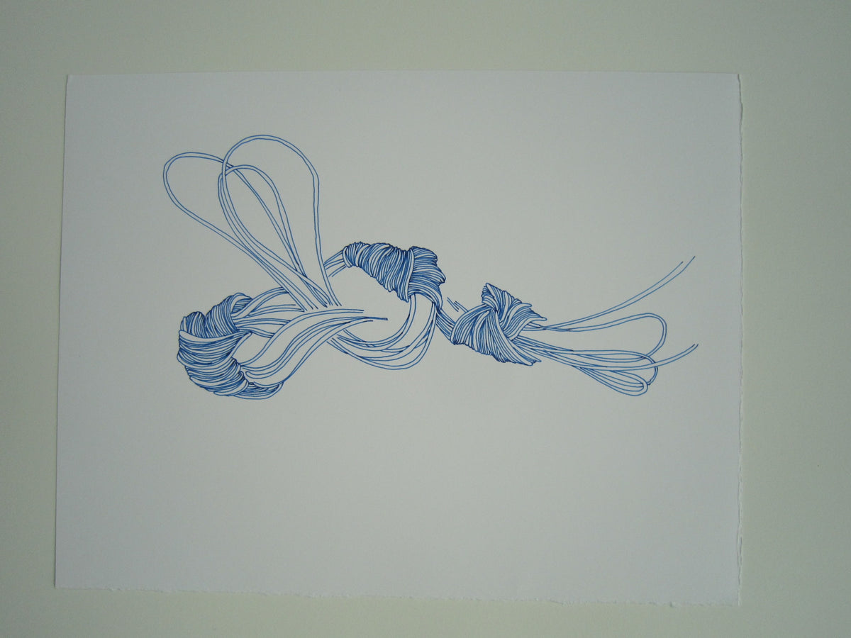 Blue Ink Knot