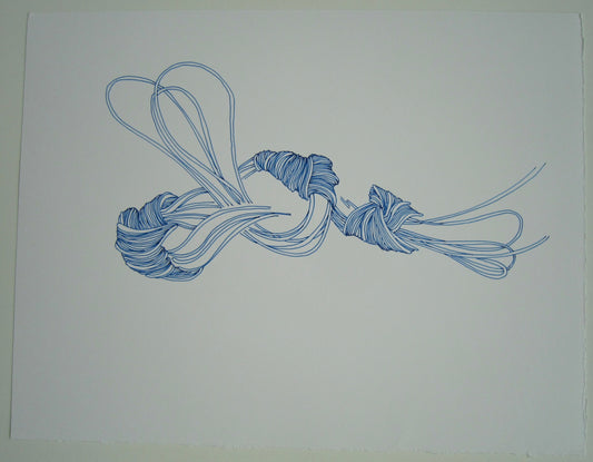 Blue Ink Knot