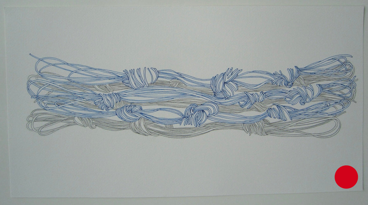 SOLD . Pencil & Ink Knot
