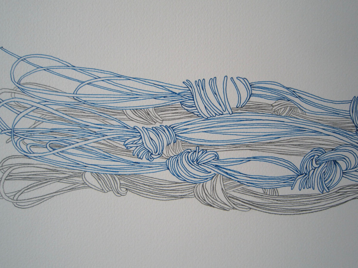 SOLD . Pencil & Ink Knot
