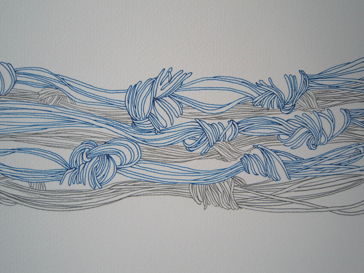 SOLD . Pencil & Ink Knot