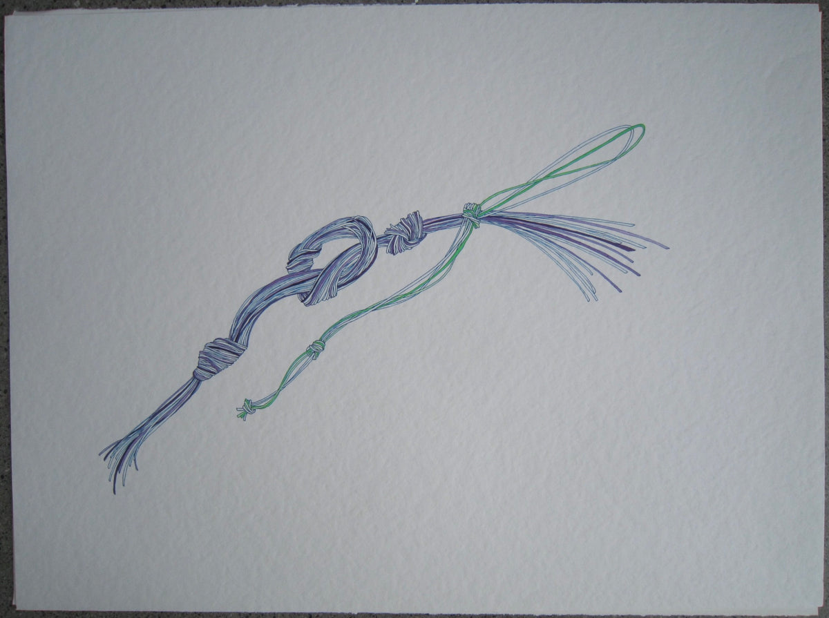 Purple and Green Knots